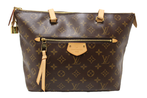 Authentic Louis Vuitton Classic Monogram Canvas Iena PM Shoulder Tote Bag