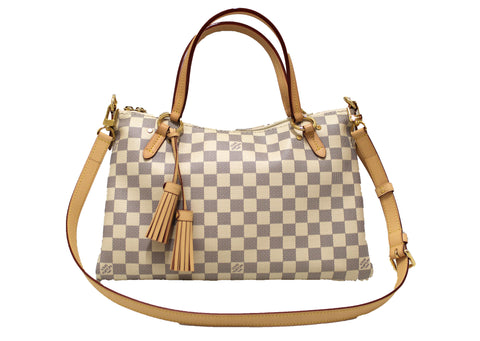 Authentic Louis Vuitton Damier Azur Lymington Tote/Crossbody Bag