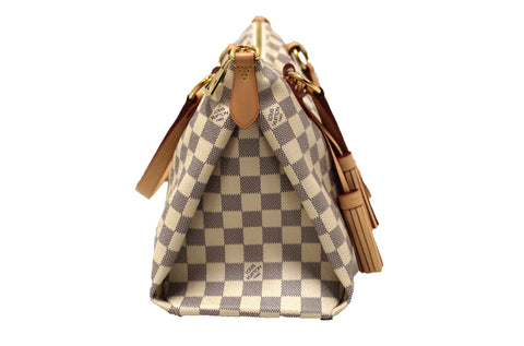 Authentic Louis Vuitton Damier Azur Lymington Tote/Crossbody Bag