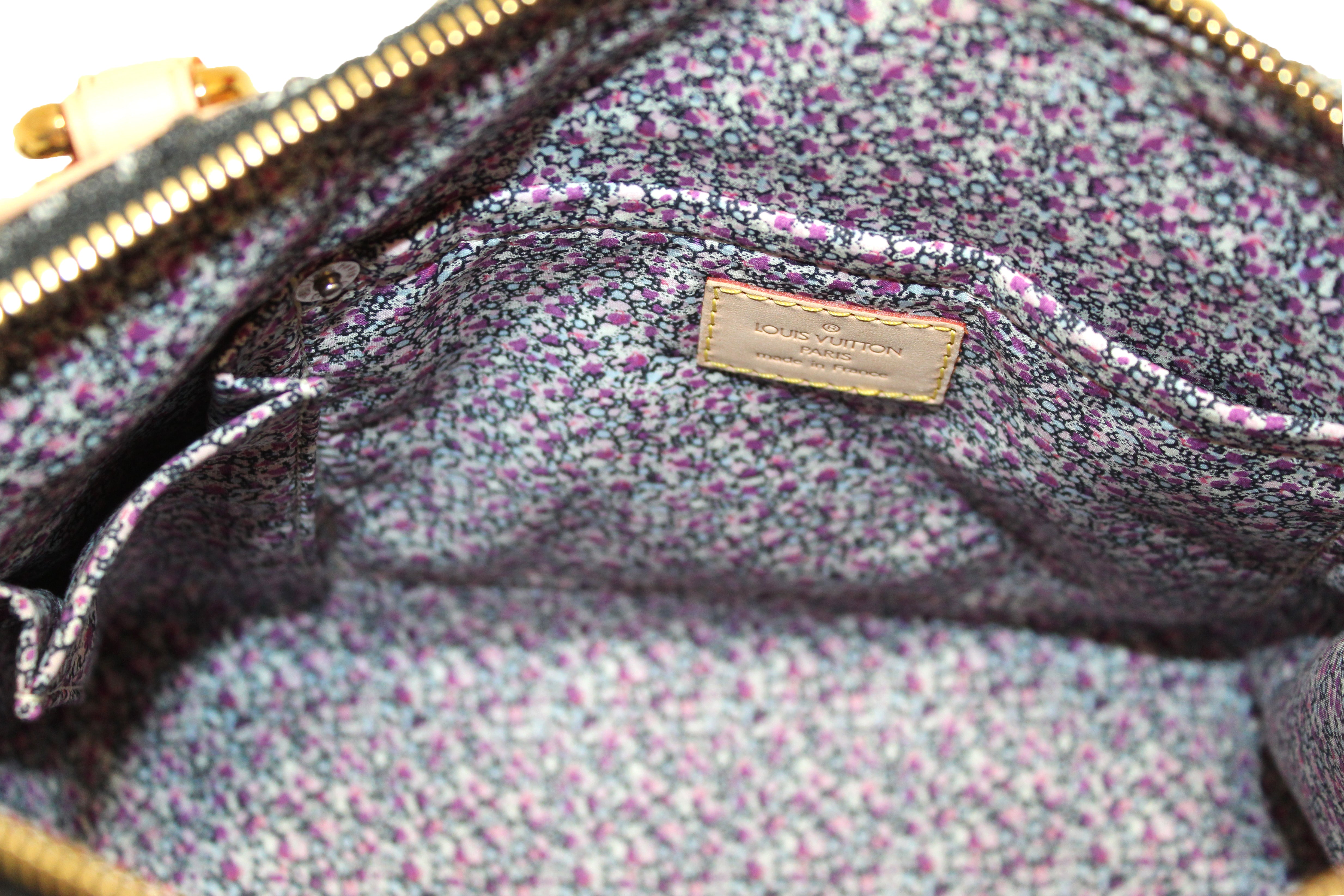 Louis Vuitton Black Monogram Denim Limited Edition Patchwork Speedy Bag  Louis Vuitton