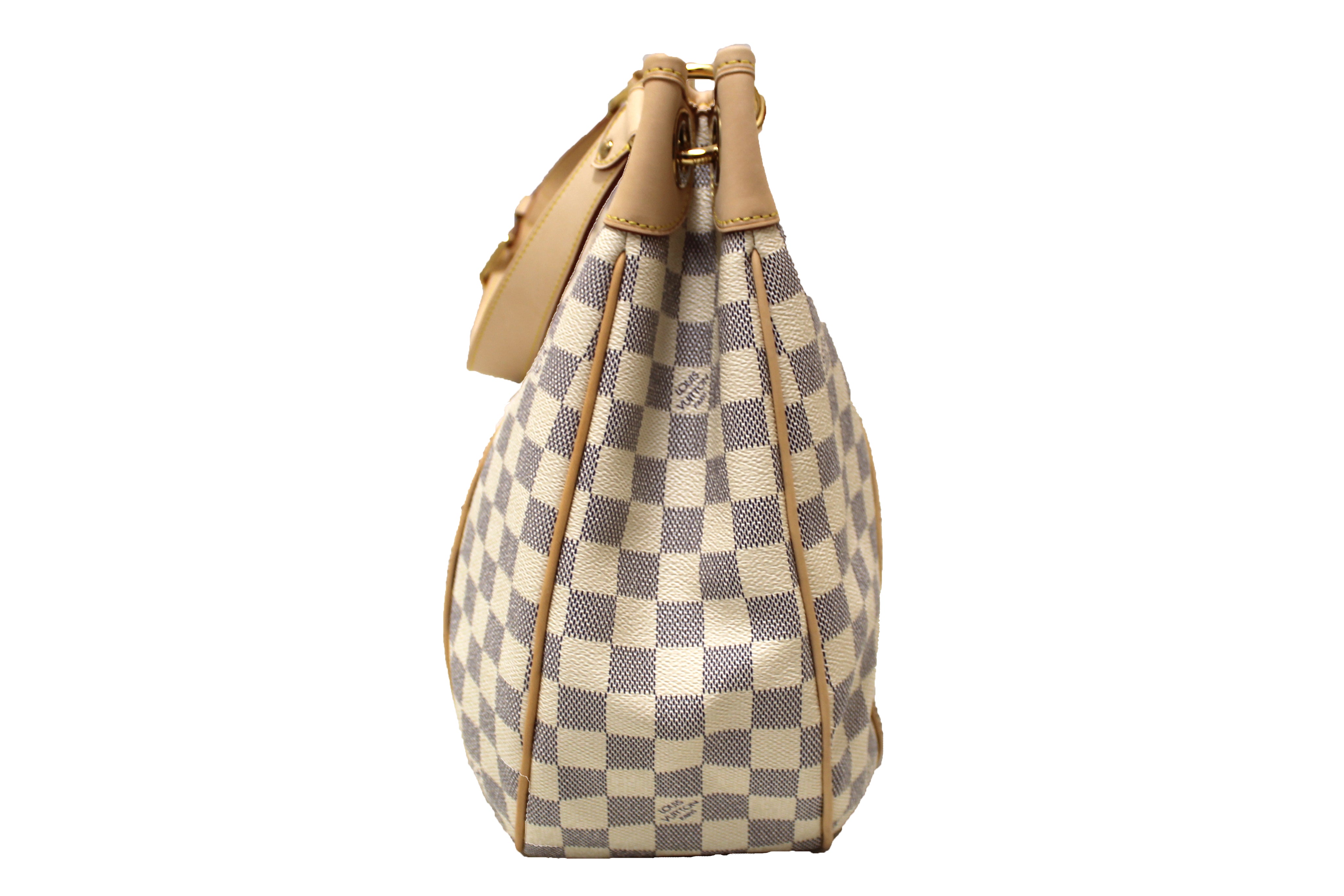 Authentic Louis Vuitton Damier Azur Galliera PM Hobo Shoulder Bag
