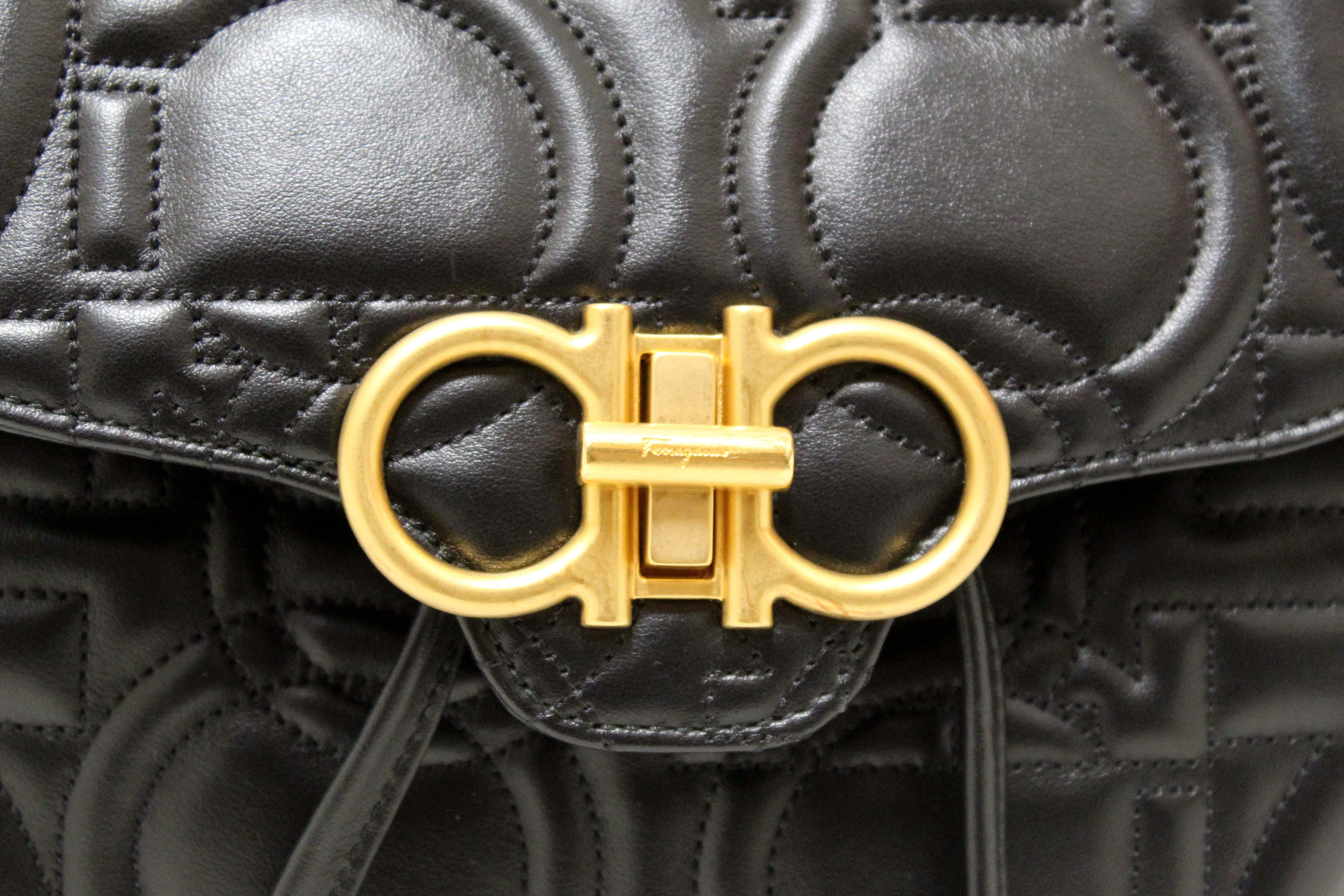 Ferragamo Men's Medium Leather Briefcase