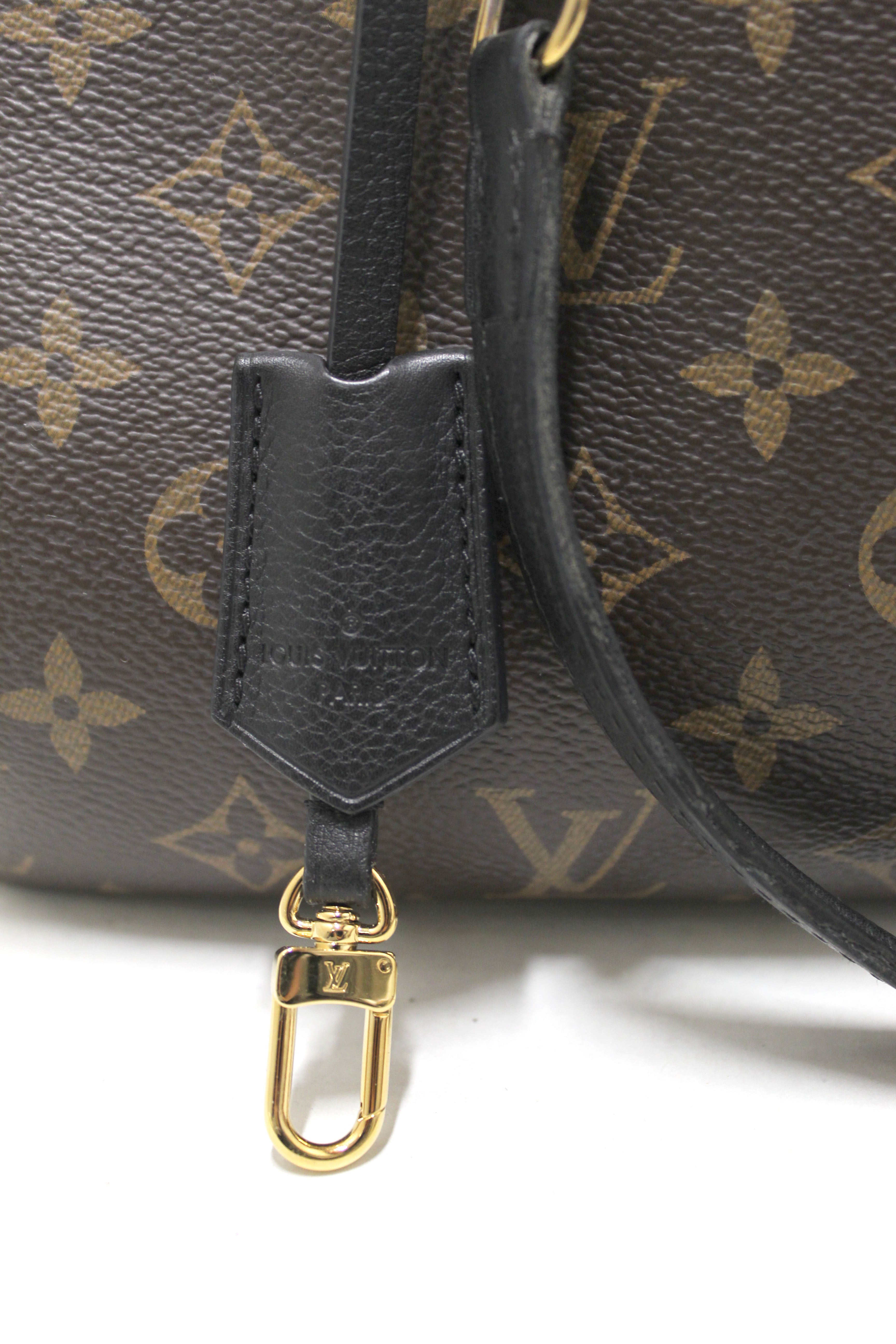 Authentic Louis Vuitton Monogram Canvas Pallas Tote Shoulder Bag