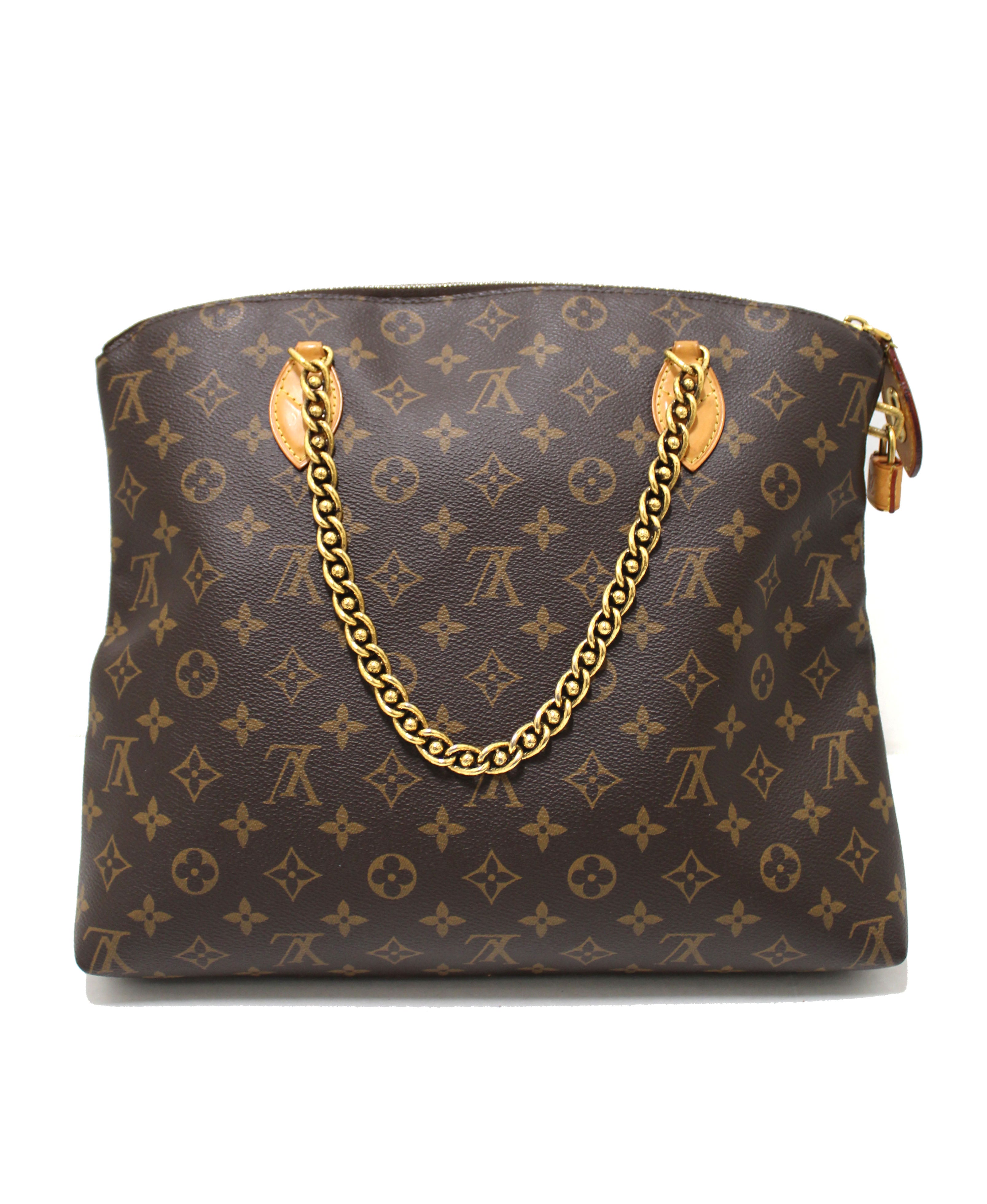 Authentic Louis Vuitton Limited Edition Monogram Lockit Chain Tote Bag –  Paris Station Shop