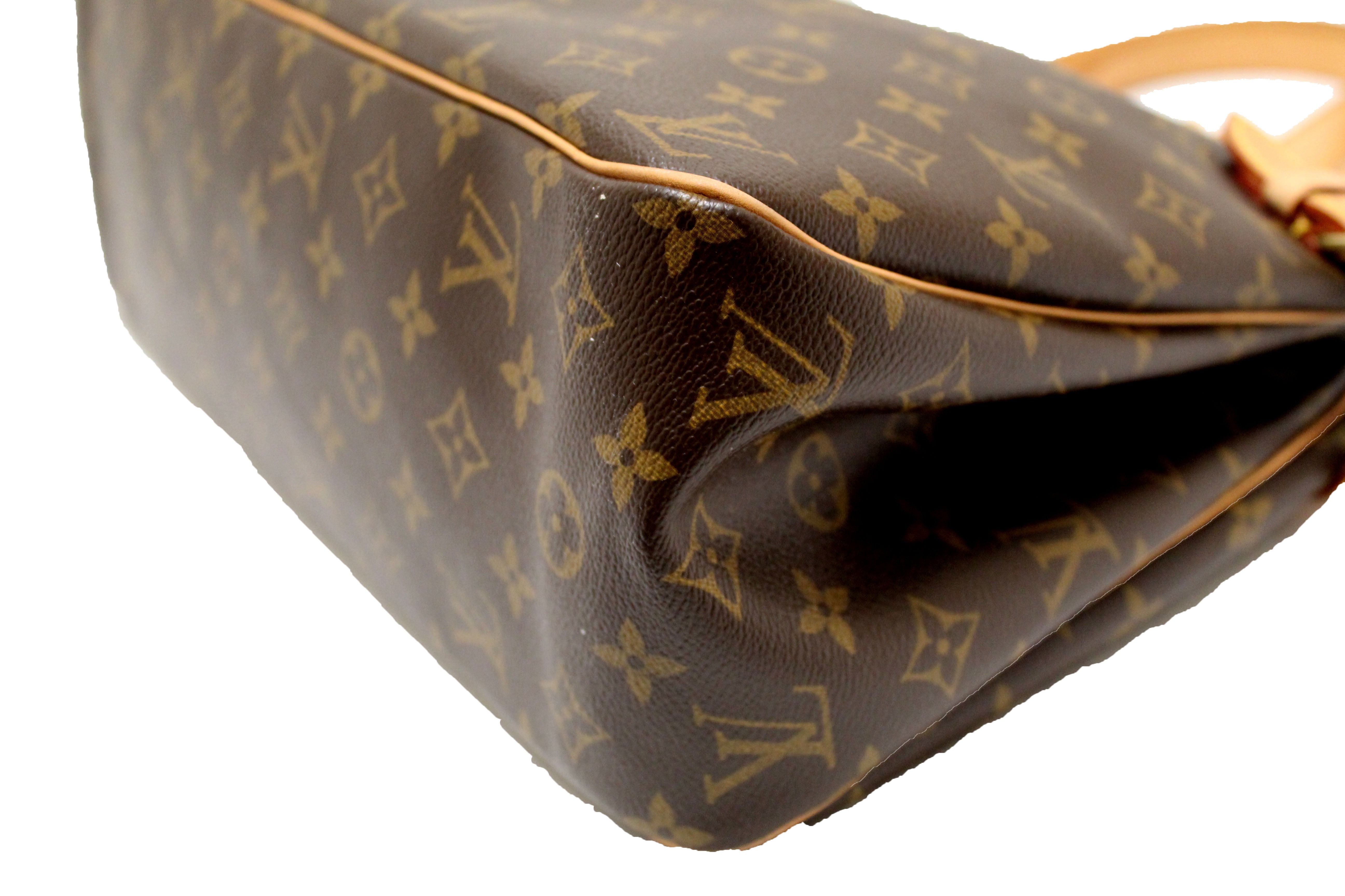Authentic Louis Vuitton Classic Monogram Horizontal Batignolles Tote Shoulder Bag