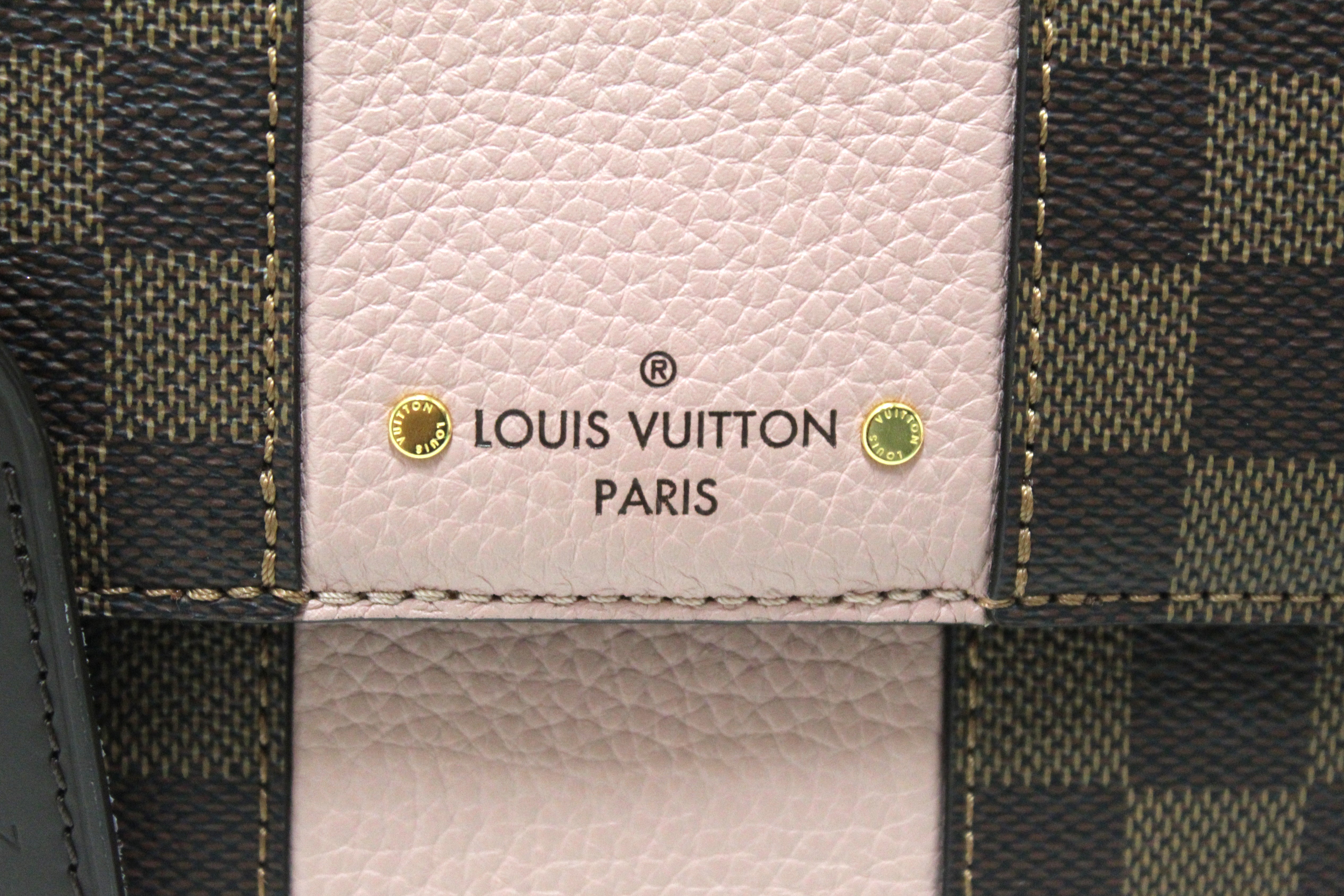 Pre-owned Louis Vuitton Pink Damier Ebene Bond Street Bb