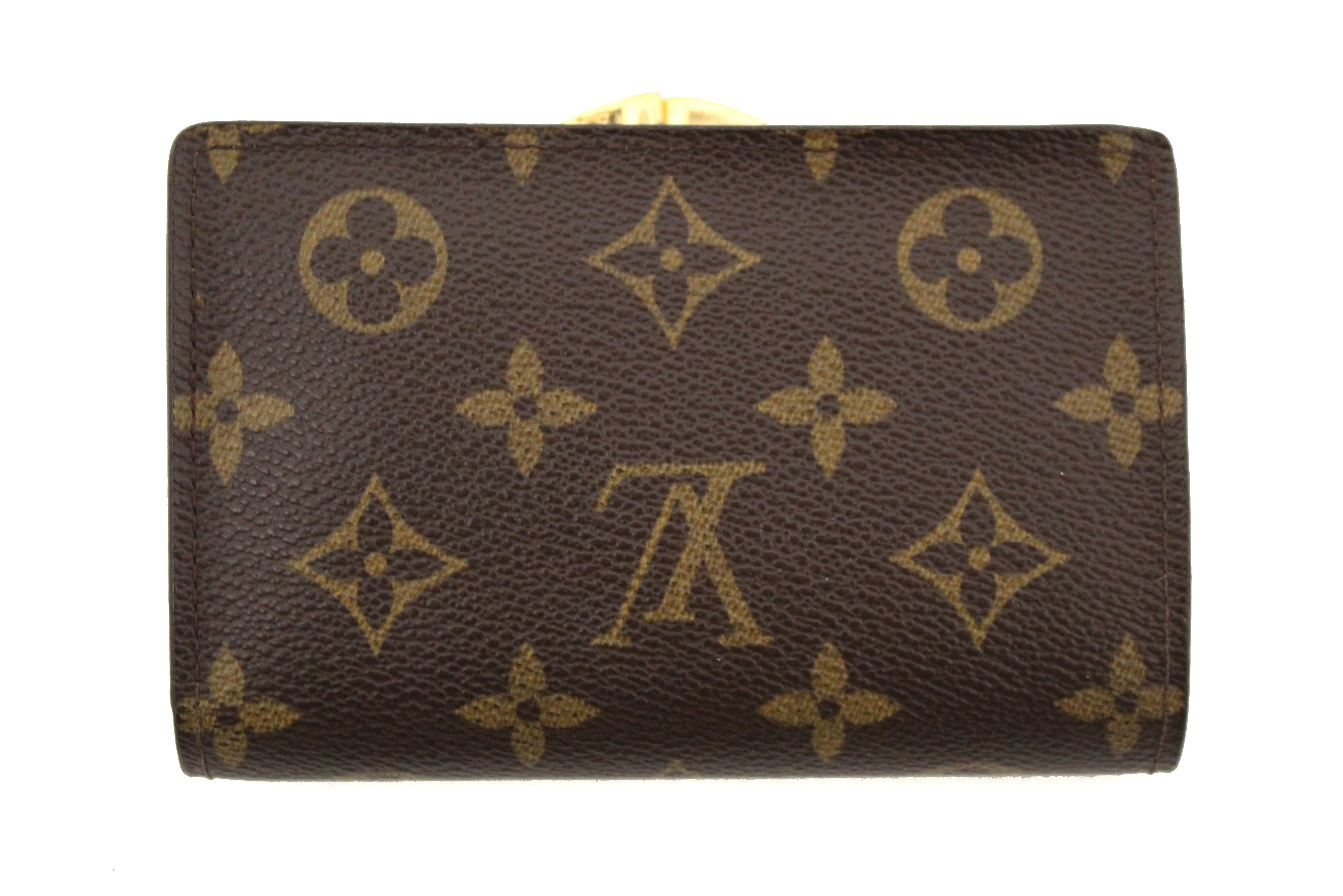 Authentic Louis Vuitton French Purse Wallet Monogram Canvas