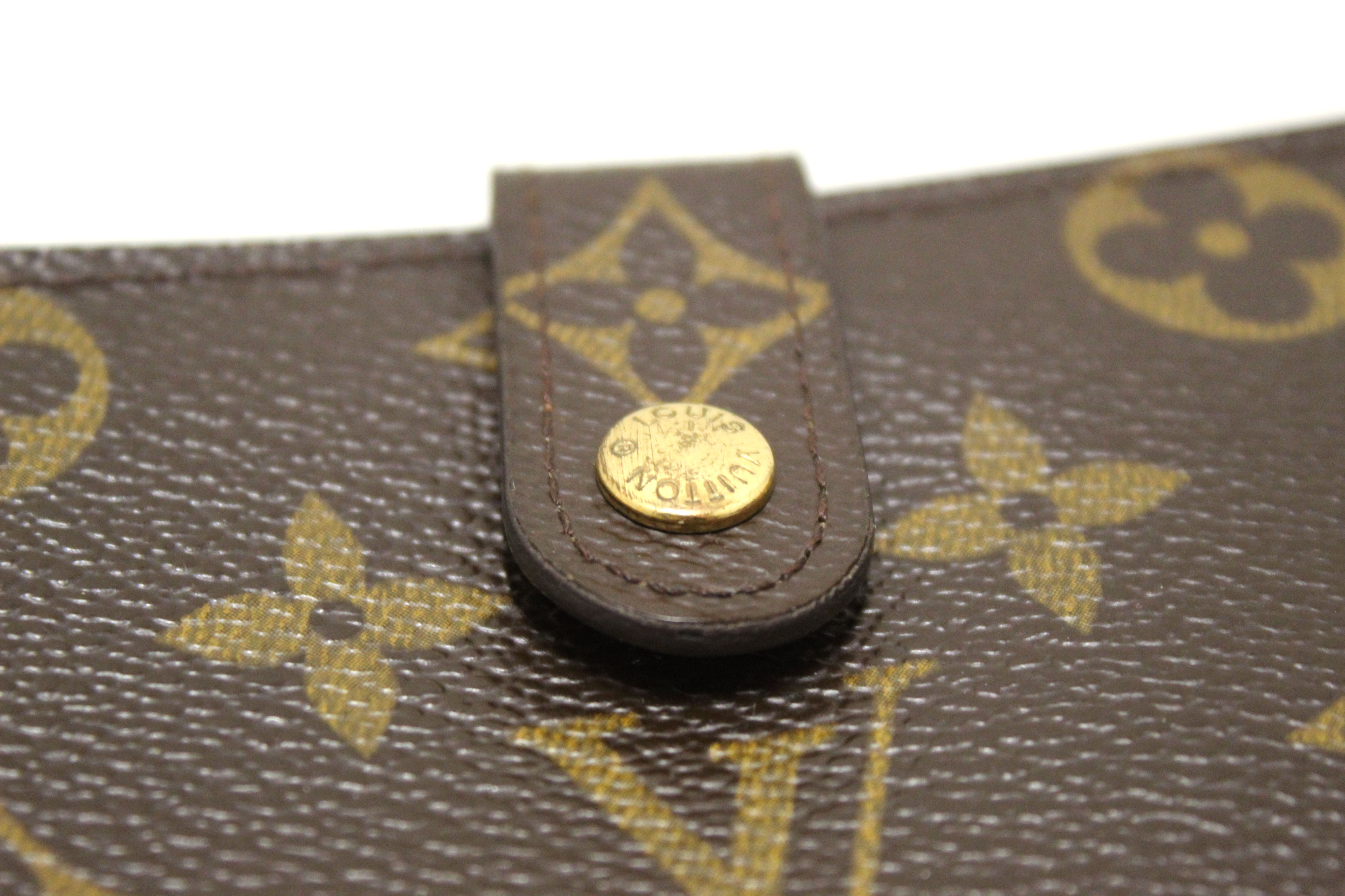 Authentic Louis Vuitton Monogram Canvas French Wallet