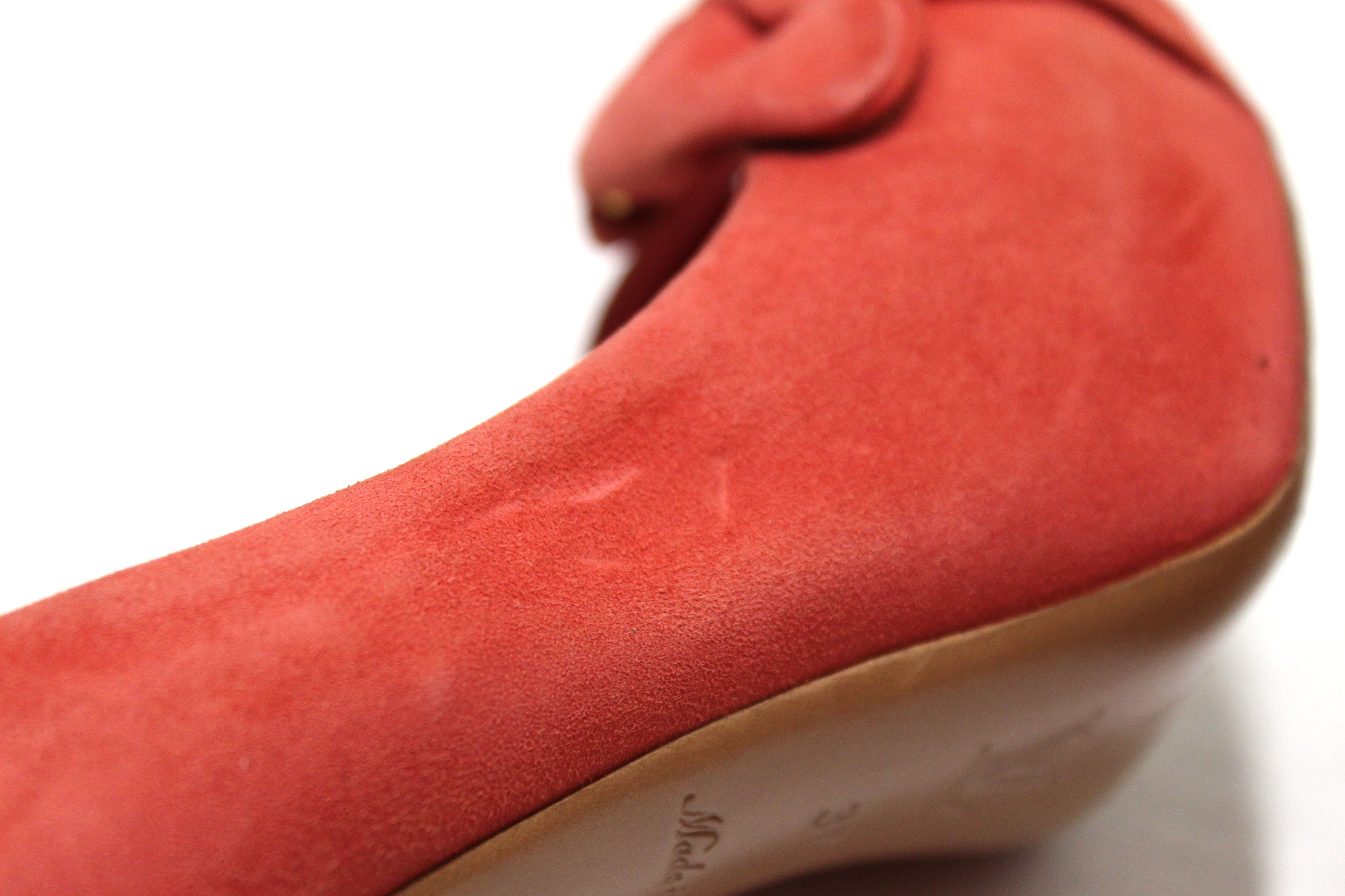 Louis Vuitton Red Vernis Leather Dice Pumps Size 37 at 1stDibs