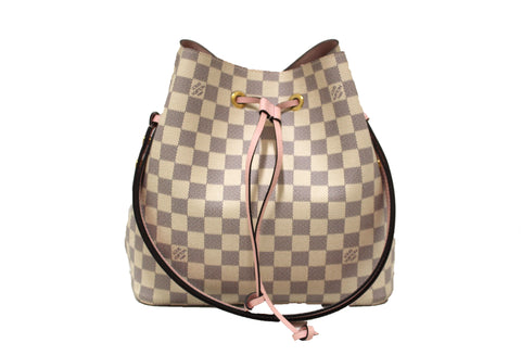 Authentic Louis Vuitton Damier Azur NeoNoe MM Shoulder Bag