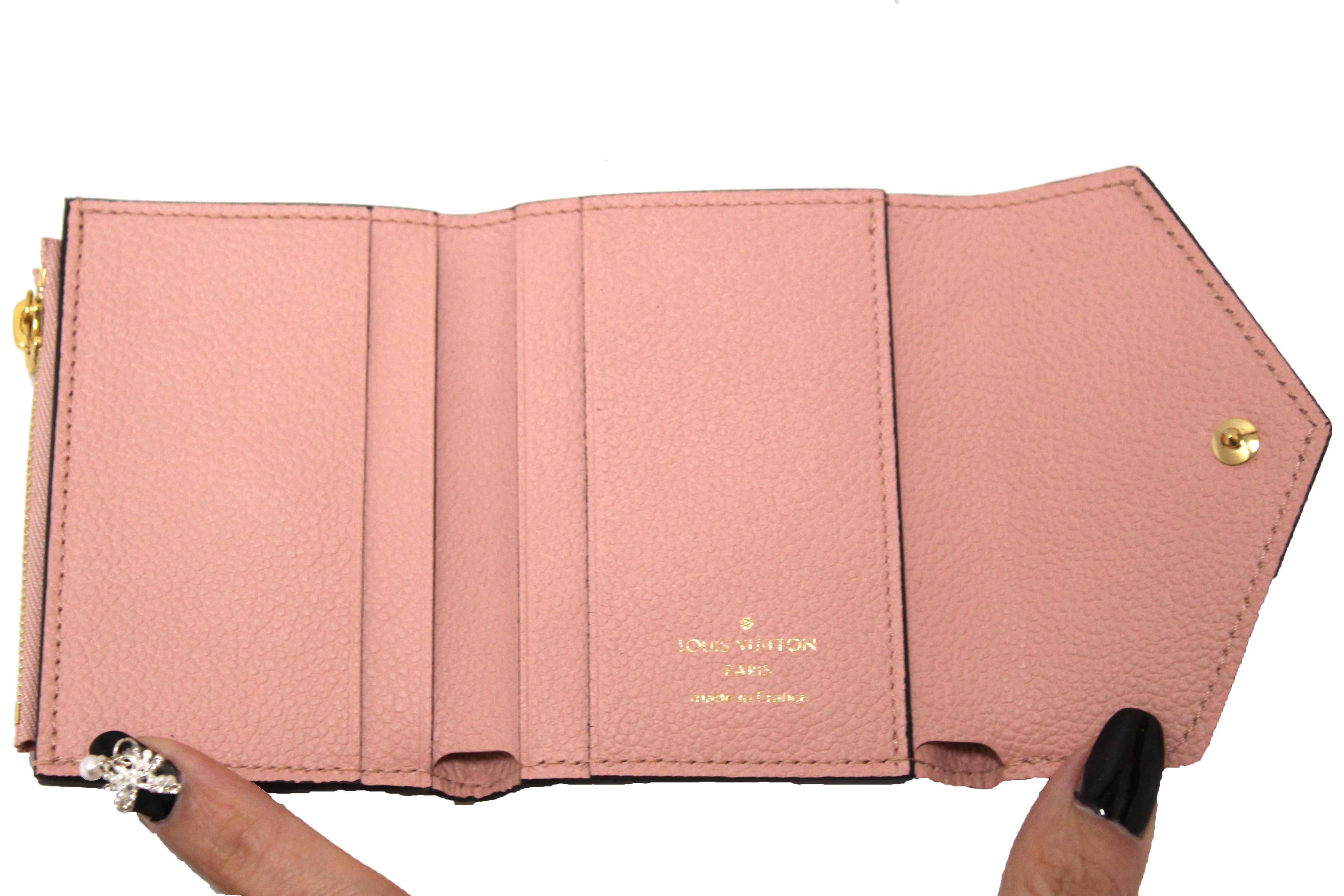 ❤️LOUIS VUITTON ZOE MONOGRAM ROSE PINK TRIFOLD COMPACT WALLET SMALL🔥HOT,  RARE