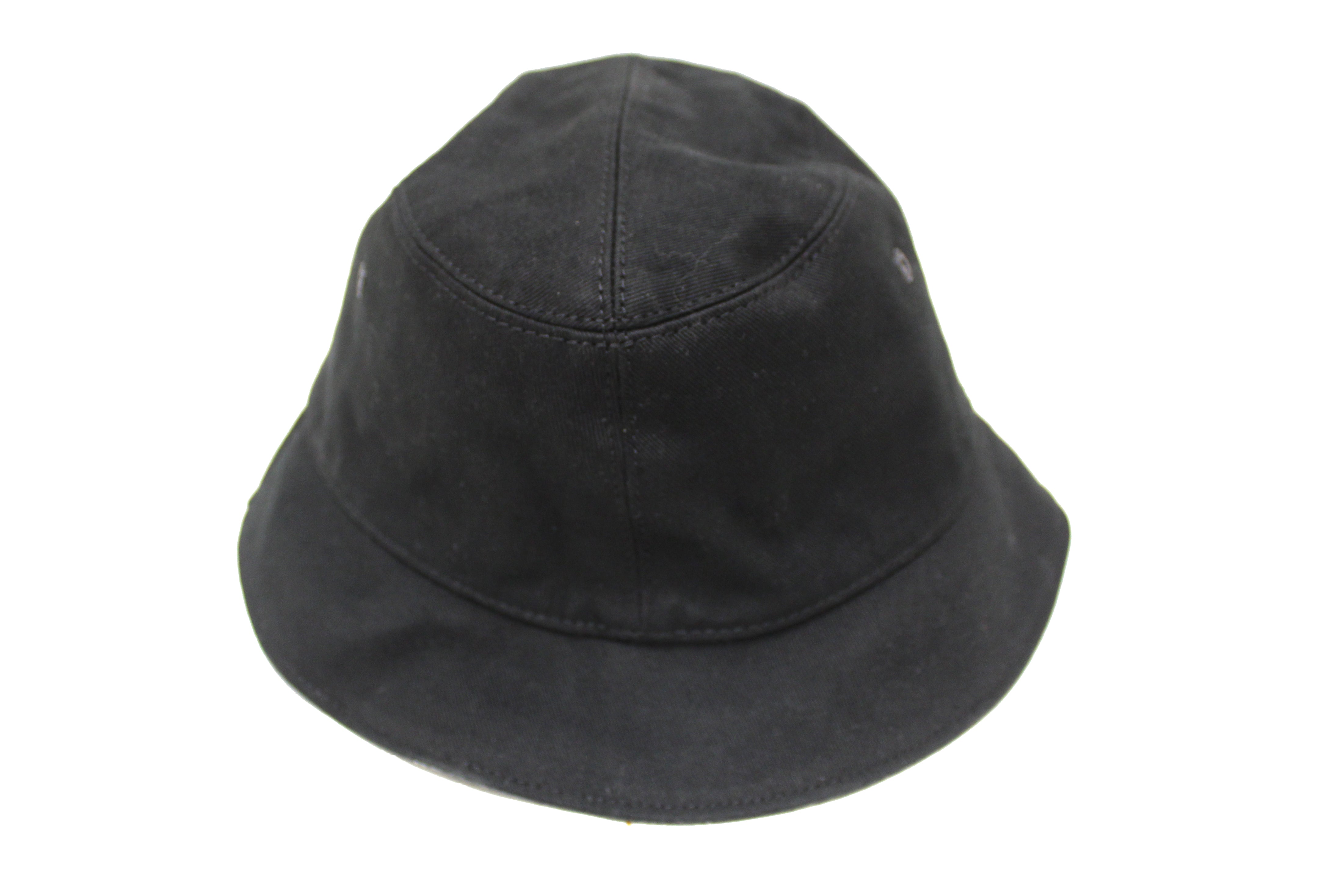 LOUIS VUITTON MP2947 Bone Distorted Damier hat cotton Black