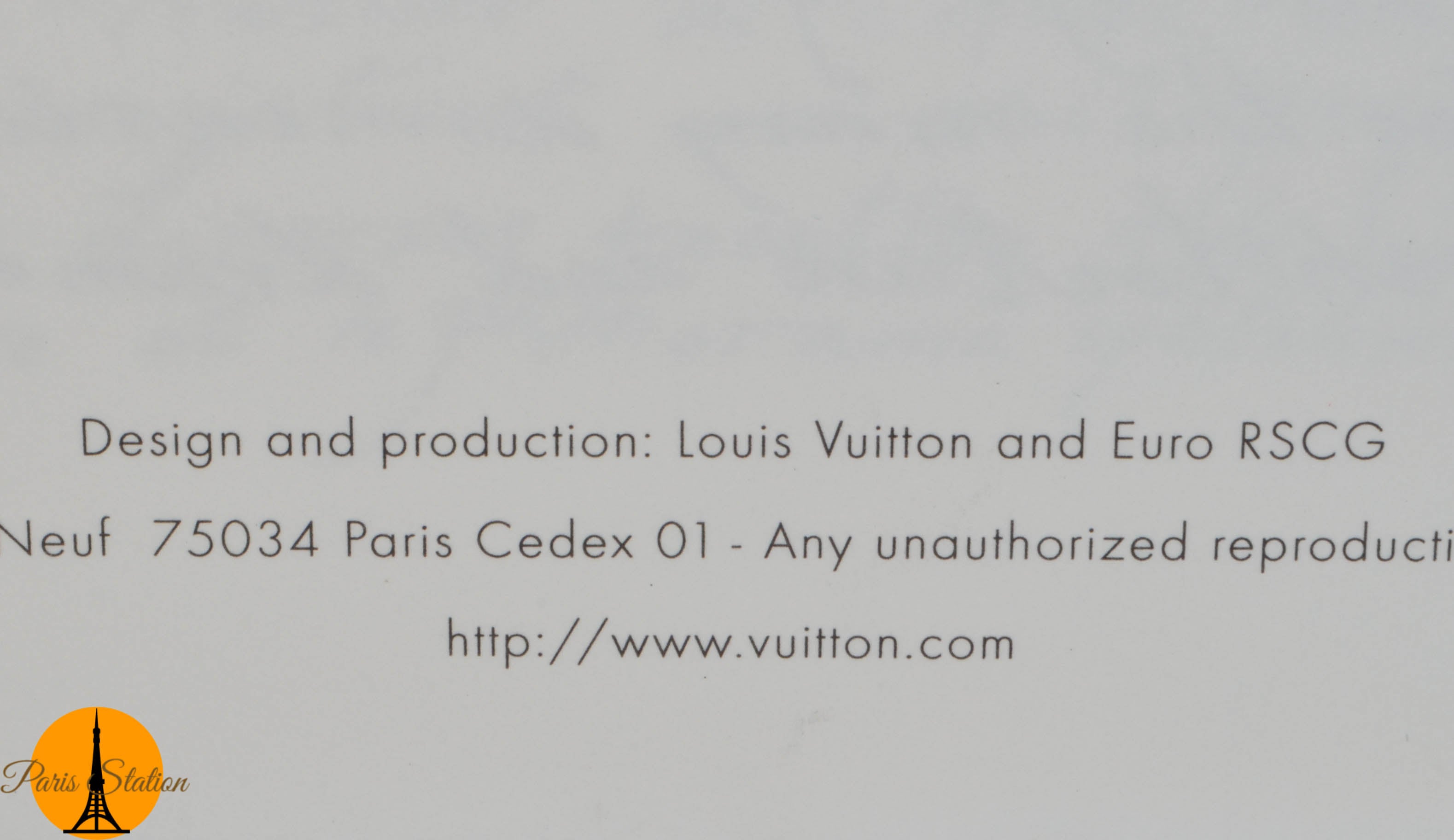 Authentic Louis Vuitton Blue Sydney Australia Travel Book – Paris