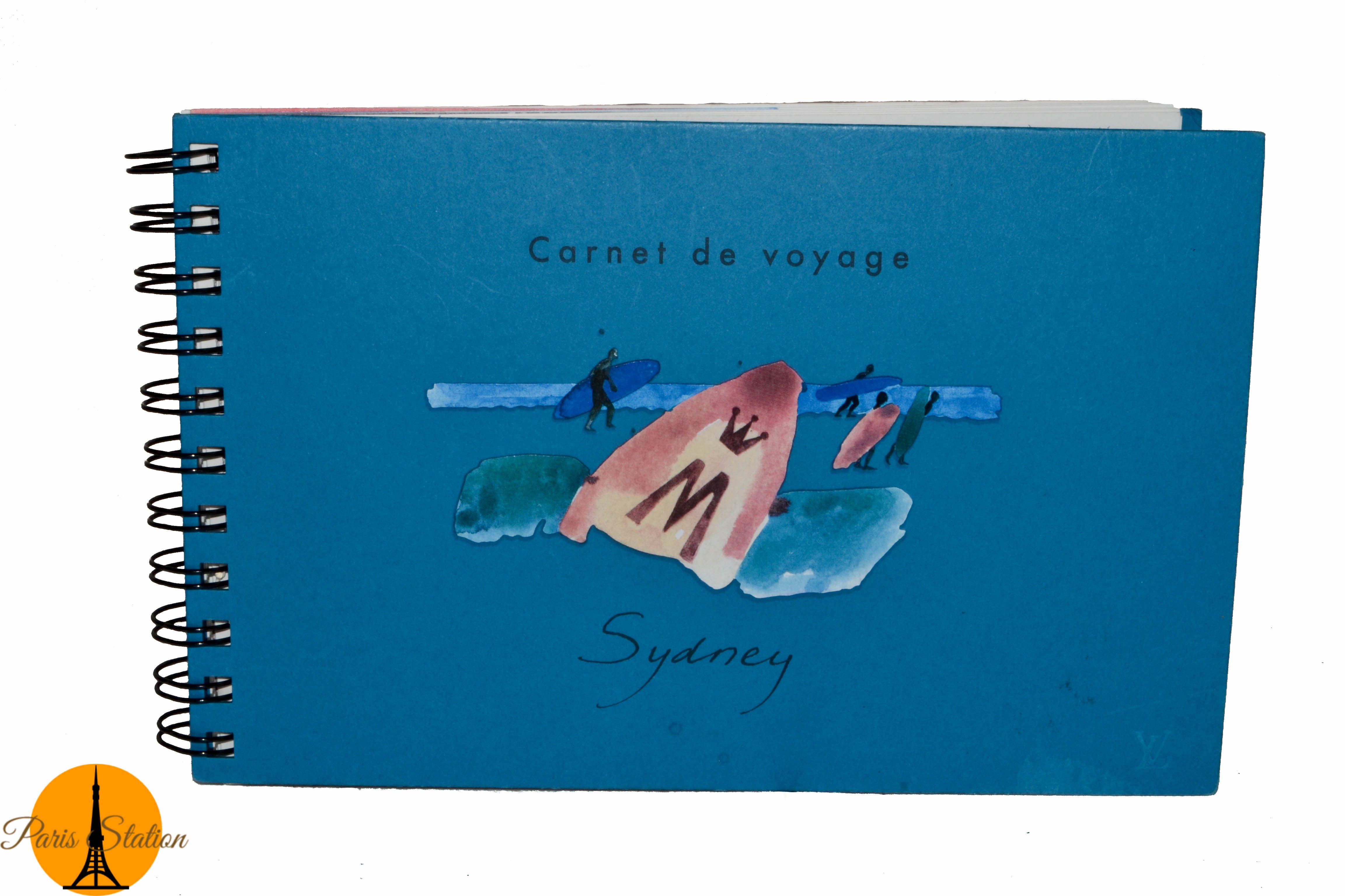 Authentic Louis Vuitton Blue Sydney Australia Travel Book – Paris