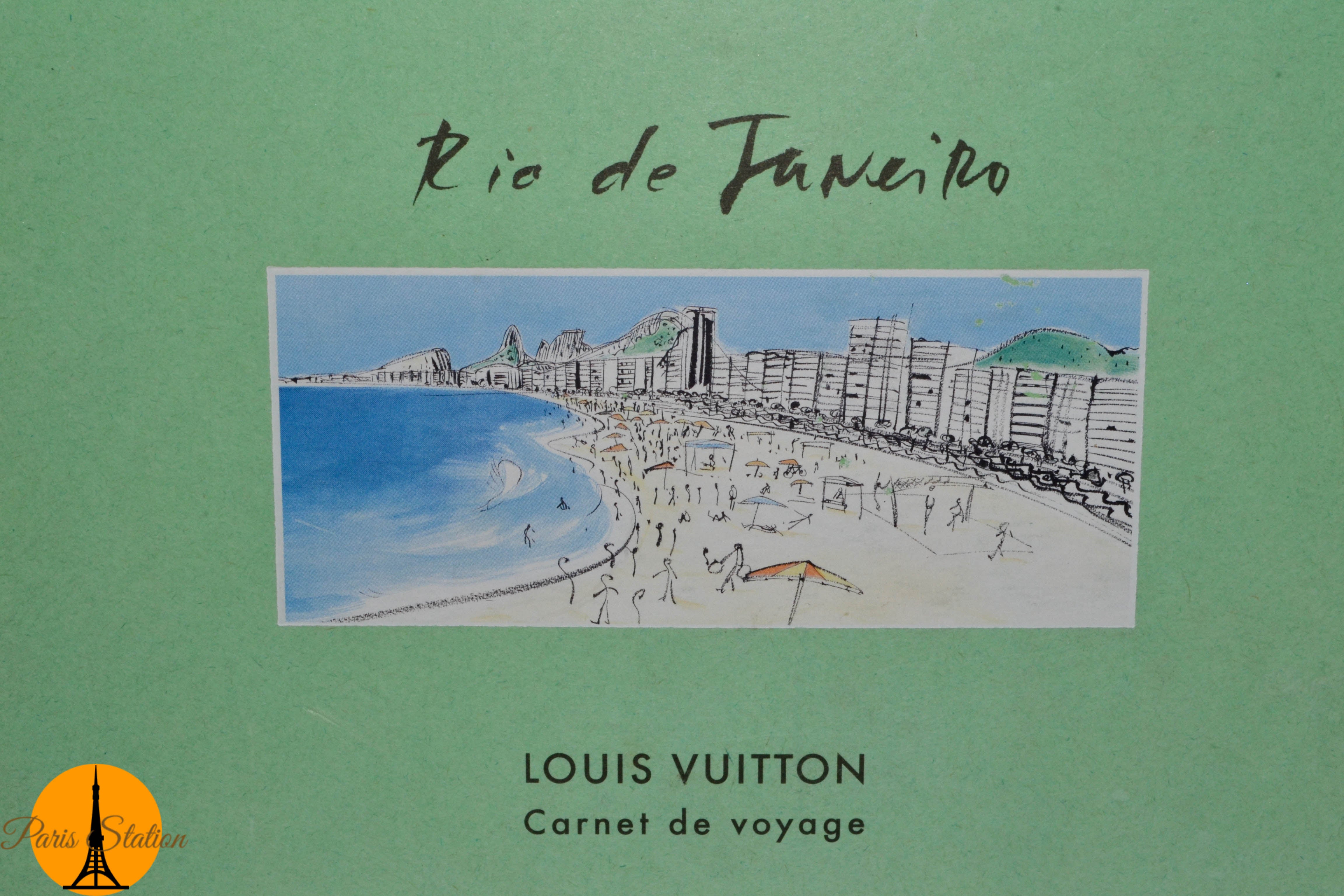 Authentic Louis Vuitton Green Rio de Janeiro Travel Book