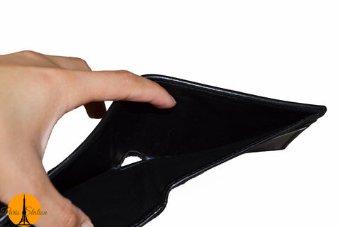 Authentic NEW Gucci Black Canvas Bi-Fold Men's Wallet 233157