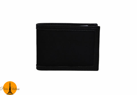 Authentic NEW Gucci Black Canvas Bi-Fold Men's Wallet 233157
