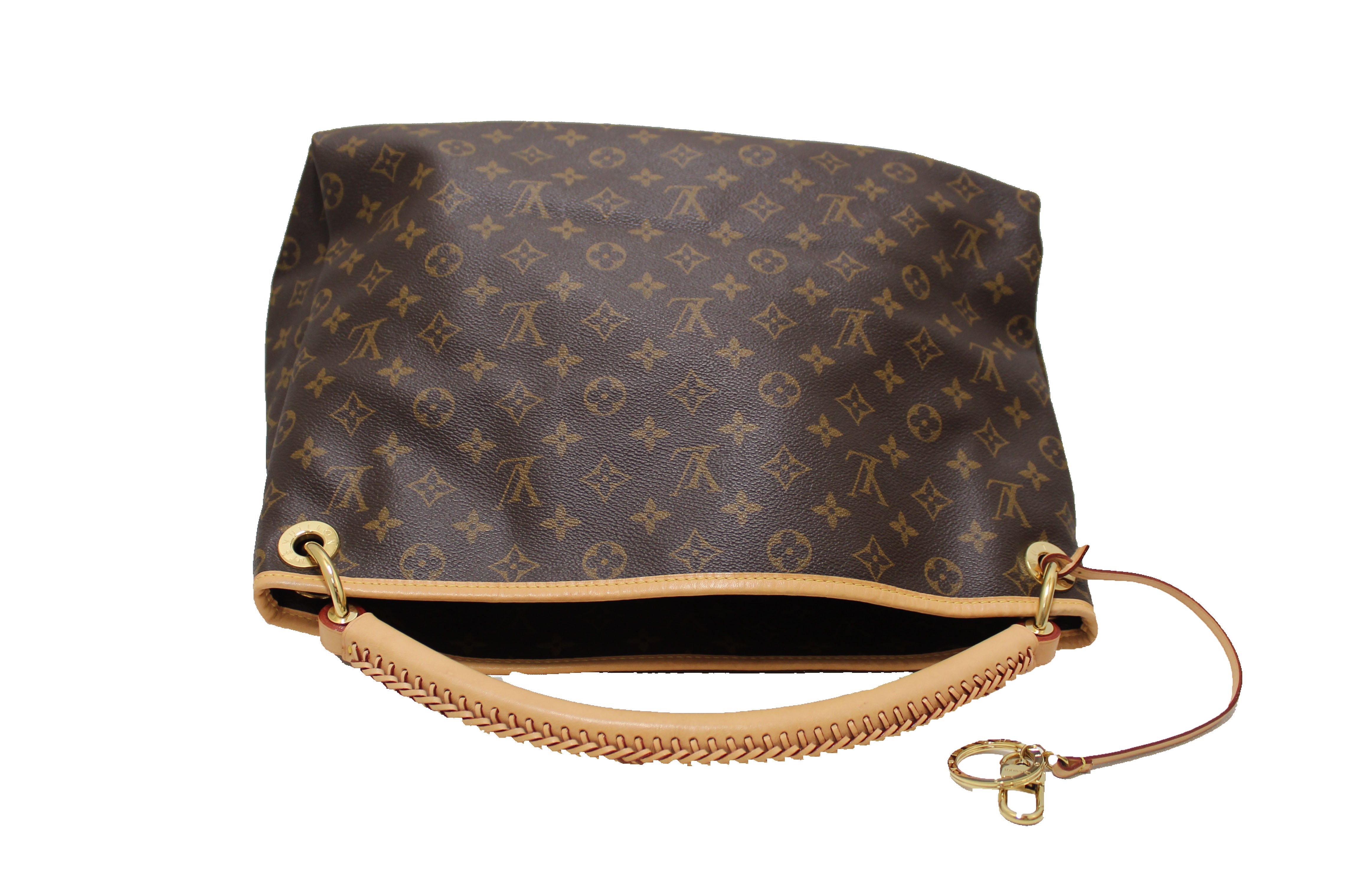 Artsy leather handbag Louis Vuitton Beige in Leather - 31119137