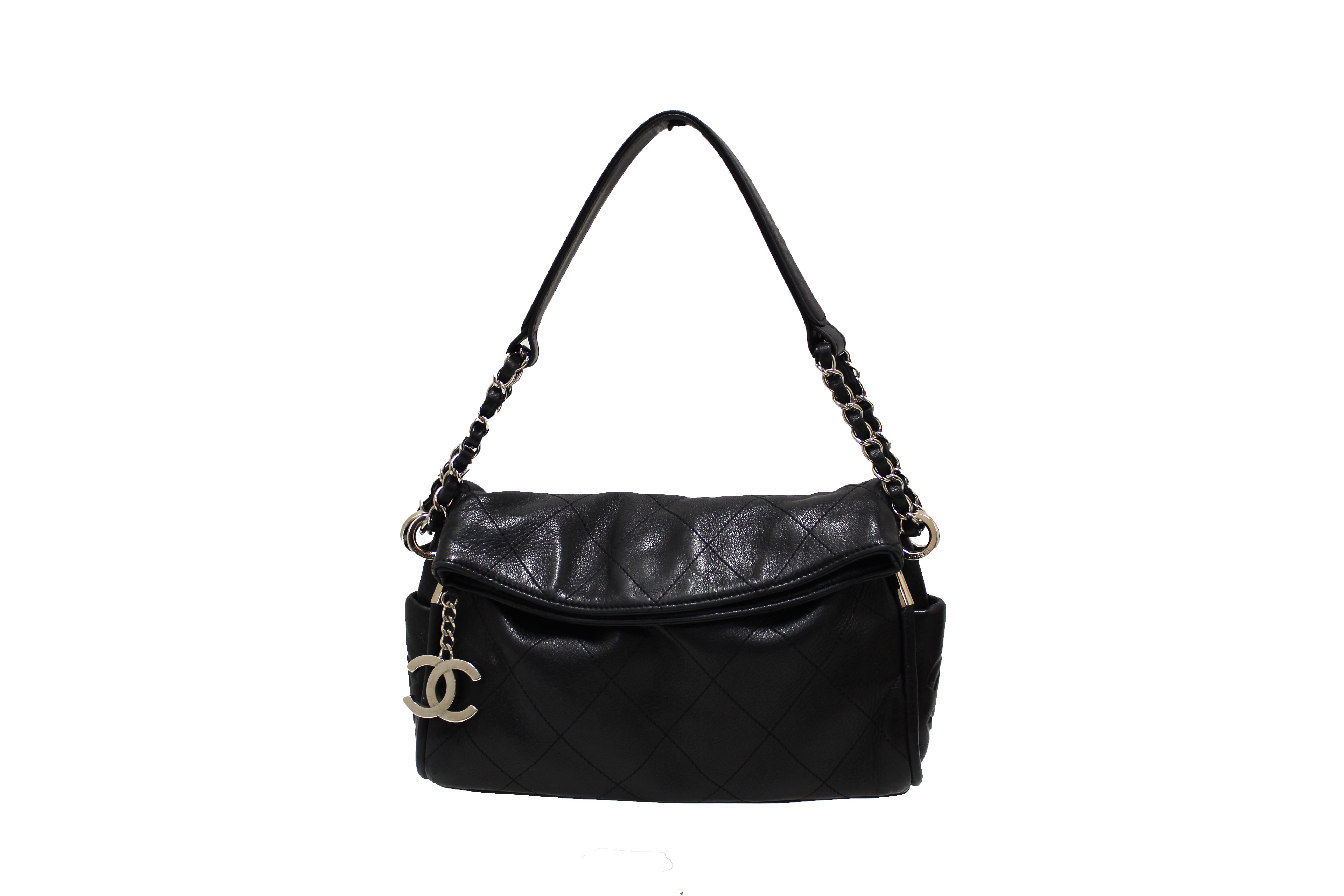 Black Chanel Lambskin Ultimate Soft Frame Bag