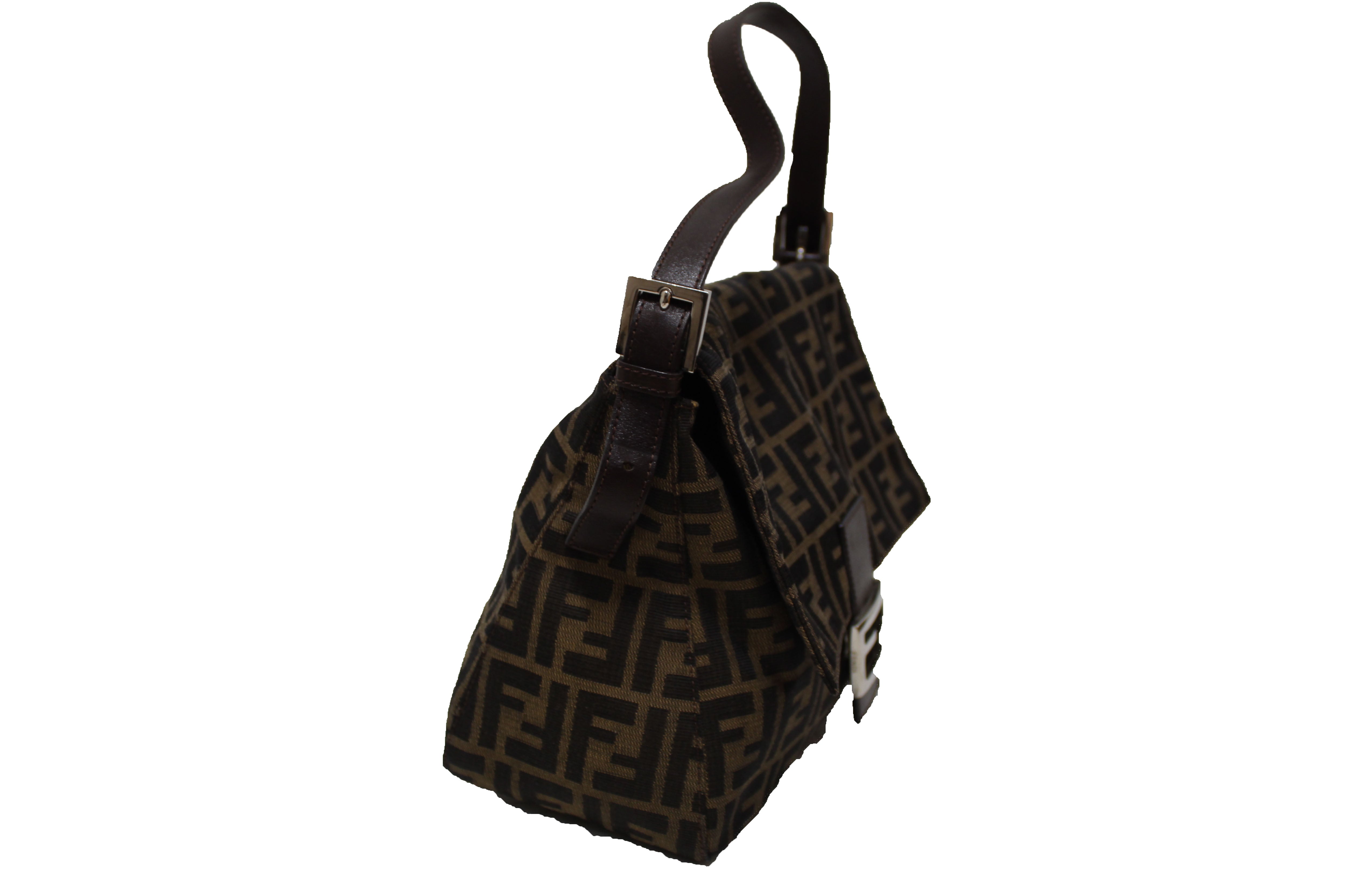 Fendi Zucca FF Cosmetic Bag - Brown Cosmetic Bags, Accessories - FEN282373