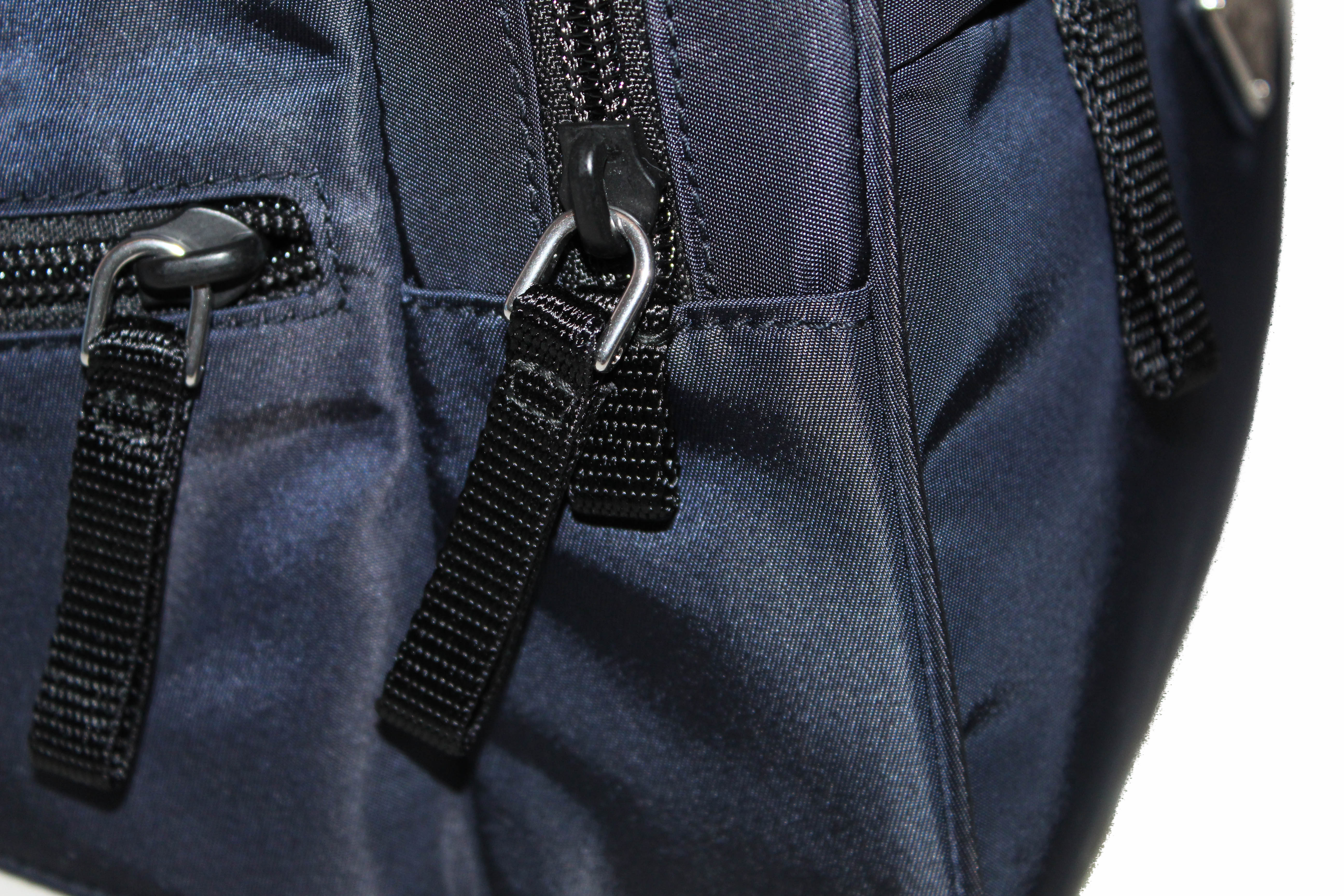 Authentic New Prada Navy Blue Nylon Waistbag